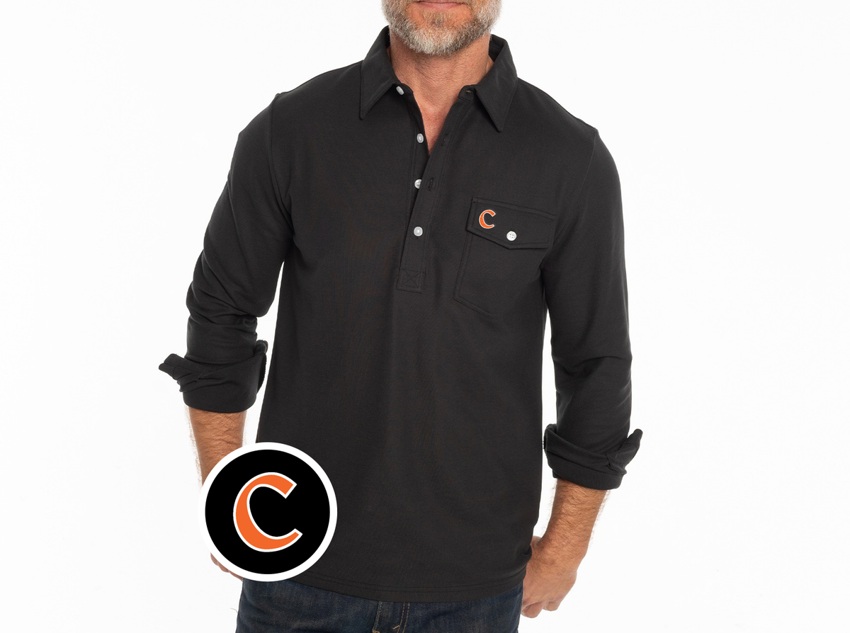 Clemson - Coach's Long Sleeve Players Shirt - C - Blackstone