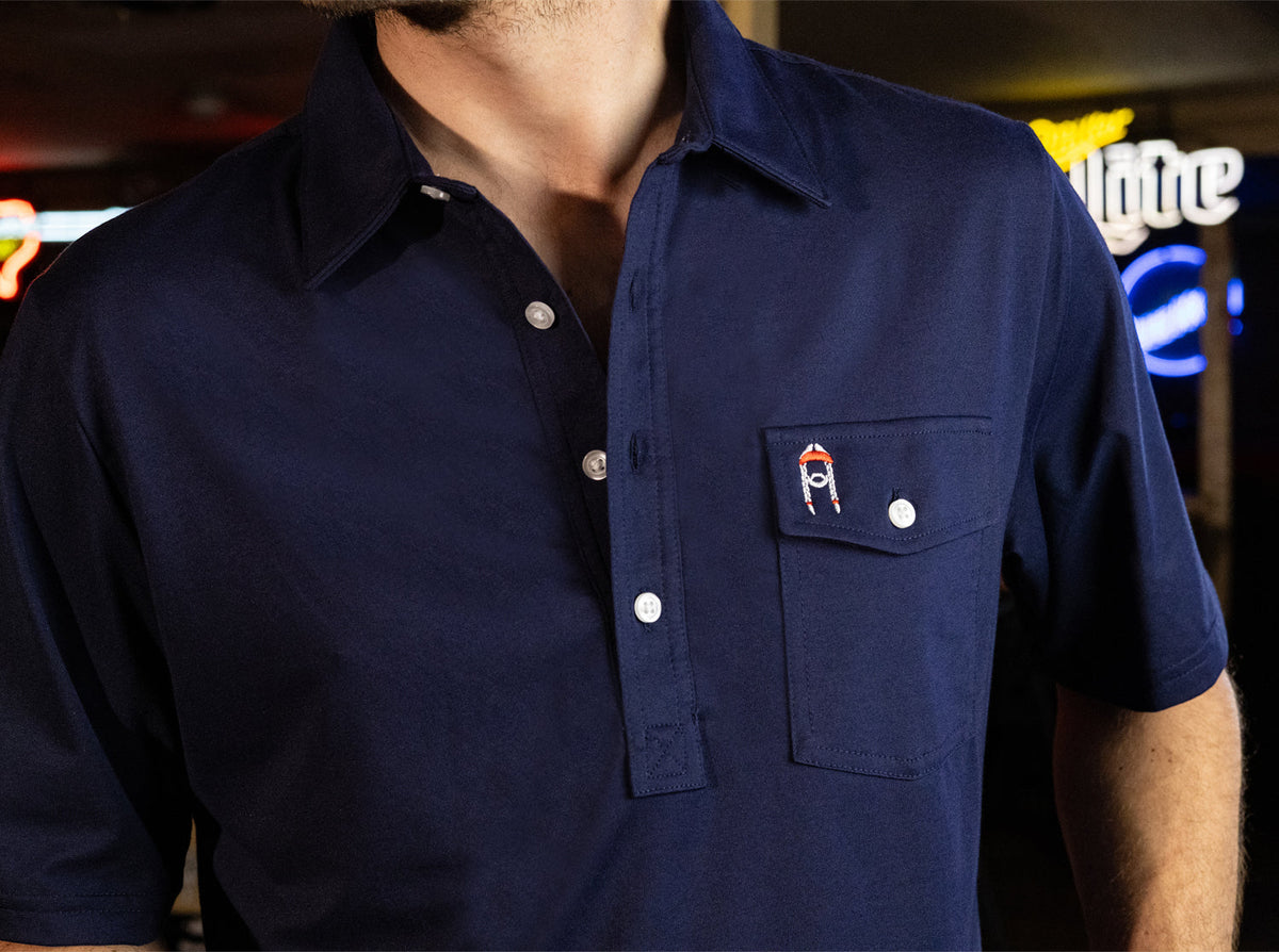 Criquet Willie Nelson Players Shirt The Icon in Navy, view 9