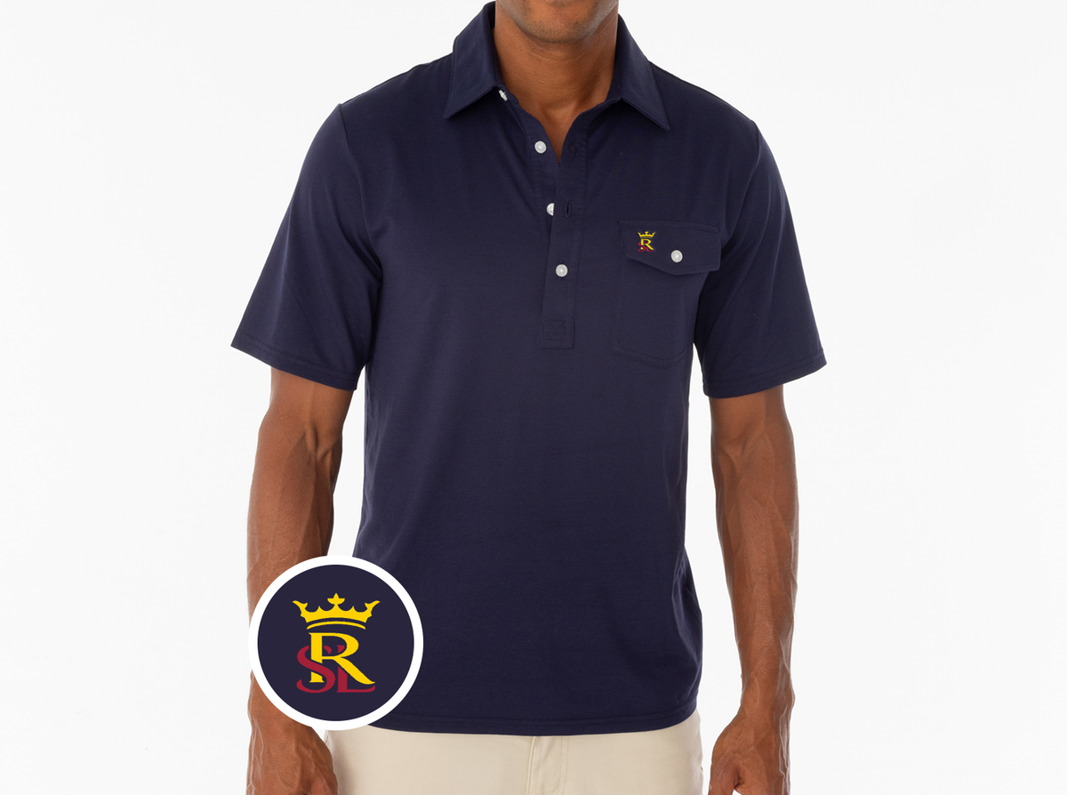 Criquet Real Salt Lake in Coaches Players Shirt, RSL, Navy, view 1