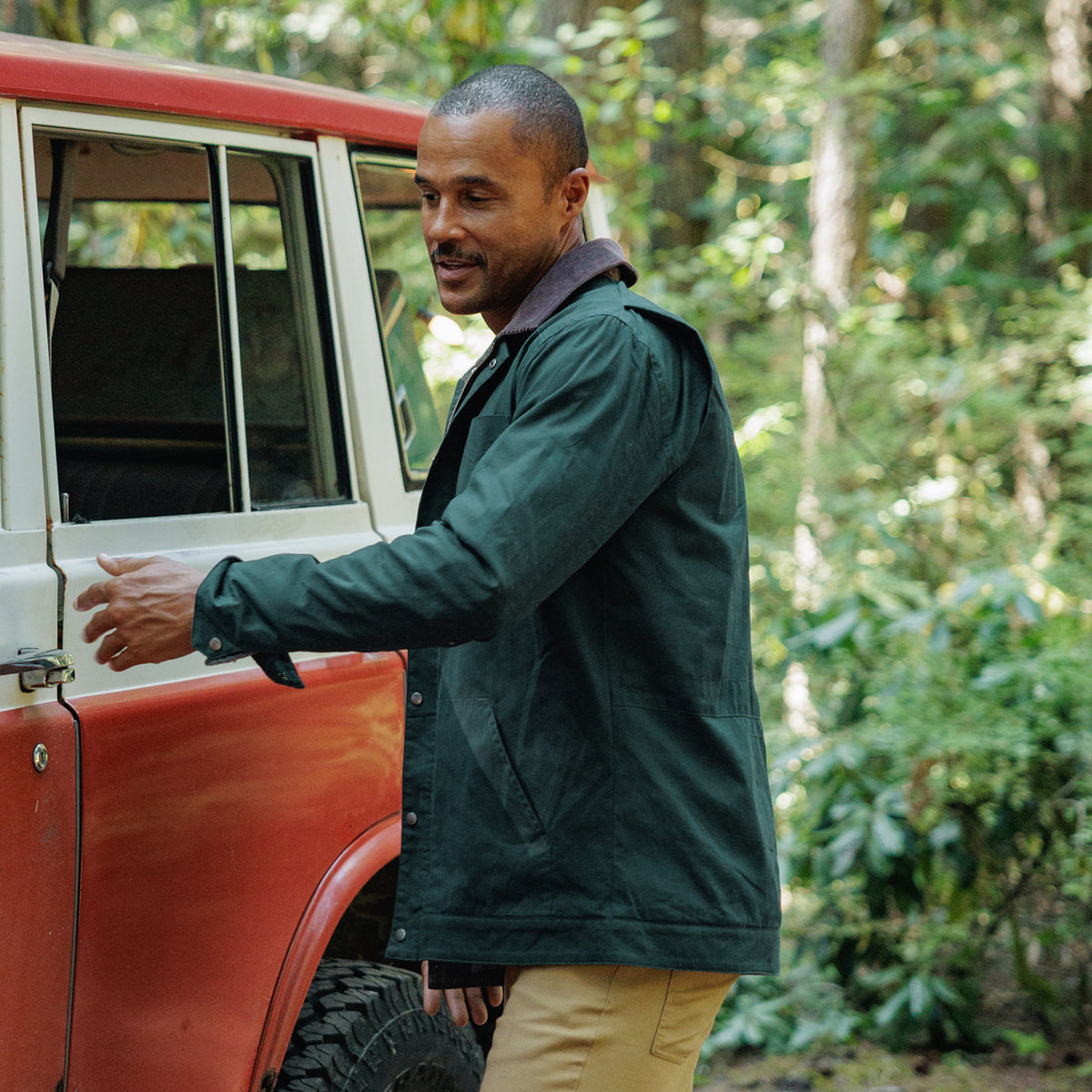 Waxed Ranch Jacket - Dark Forest