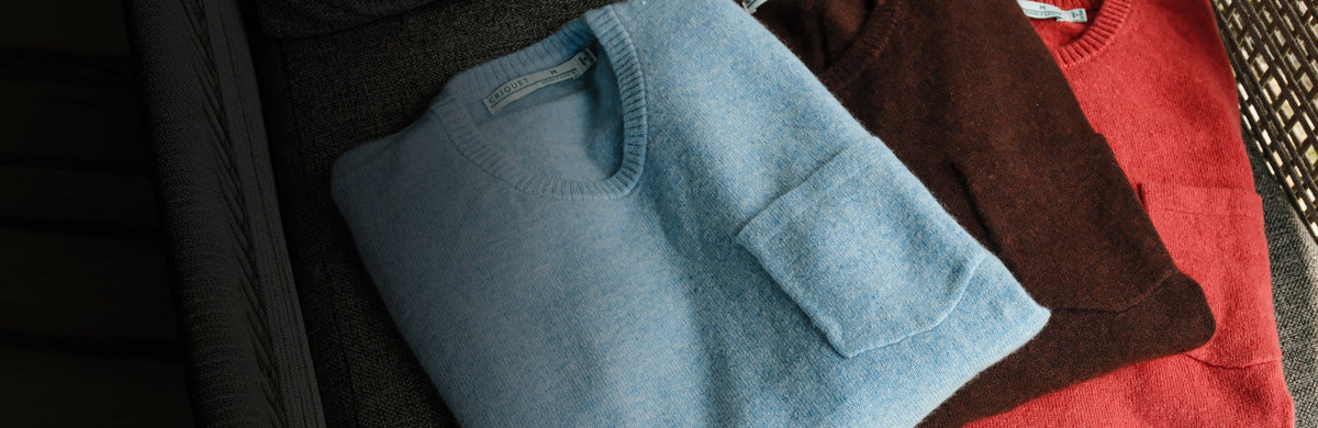Legacy Cashmere Pocket Crew
