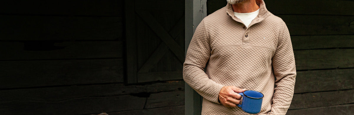 Quilted Pullover