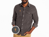 Arizona State - Corduroy Pearl Snap - Pitchfork - Charcoal