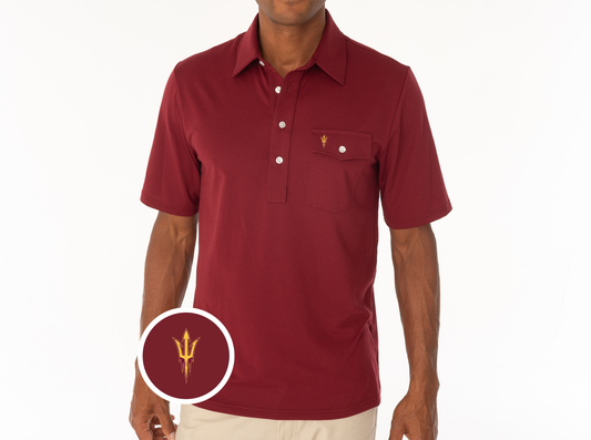 Arizona State - Coach's Players Shirt - Pitch Fork - Garnet