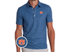 Auburn - Coach's Range Polo - AU - Durango Print Blue