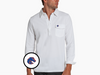 Boise State - Coach's Long Sleeve Players Shirt - Bronco - White