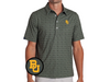 Baylor - Coach's Range Polo - BU - Durango Print Green