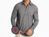 Indiana - Coach's Long Sleeve Range - IU Interlock Left Sleeve - Blackbird