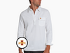 Iowa State - Coach's Long Sleeve Players Shirt - I State - White