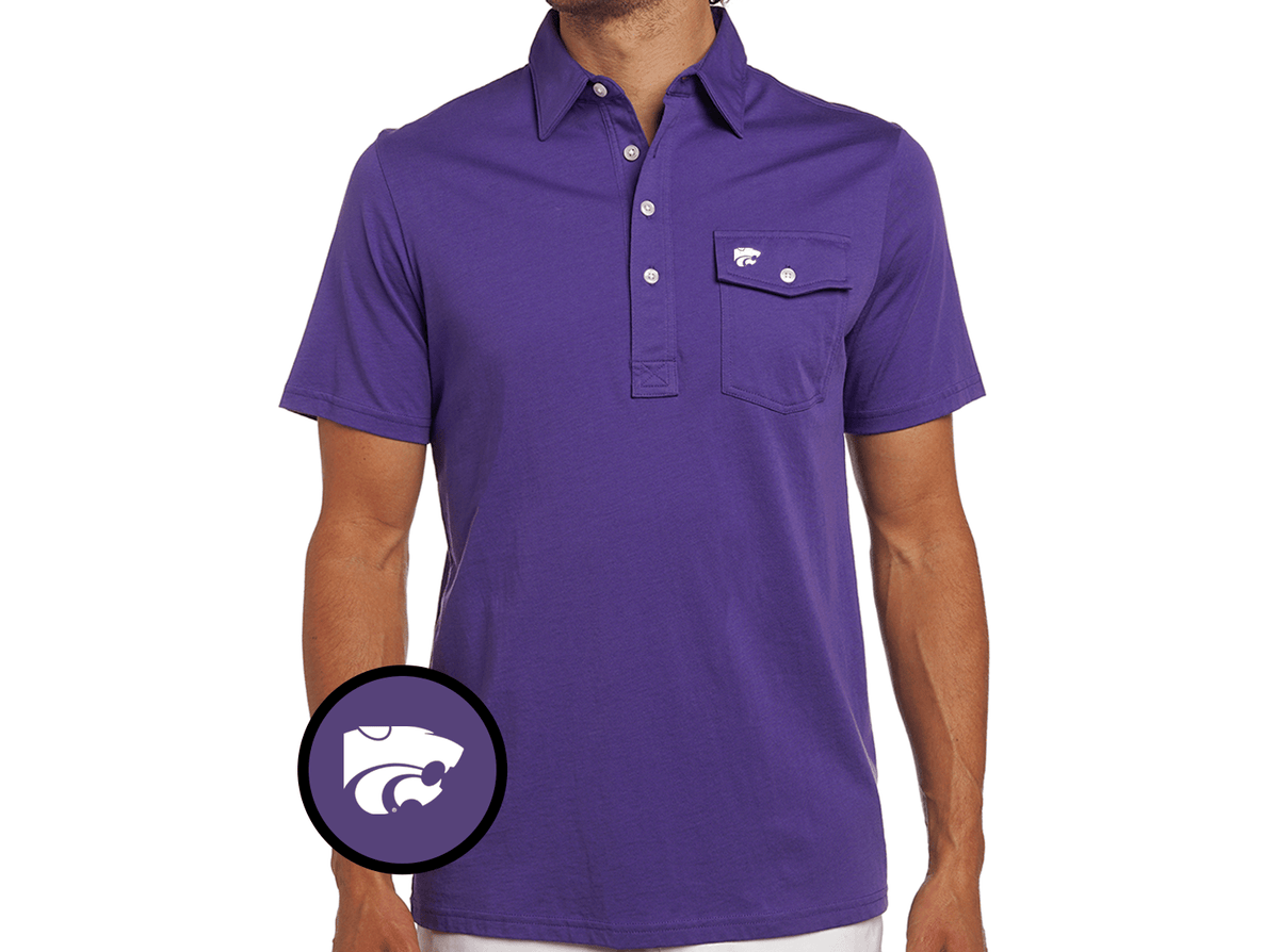 Criquet Kansas State Coaches Players Shirt in Wildcat, Purple, view 1