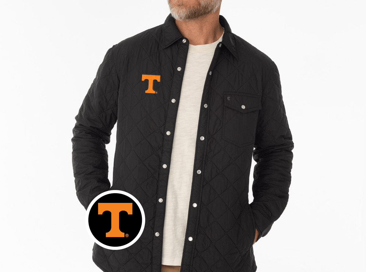 Criquet Tennessee Quilted Shacket in T, Black, view 1