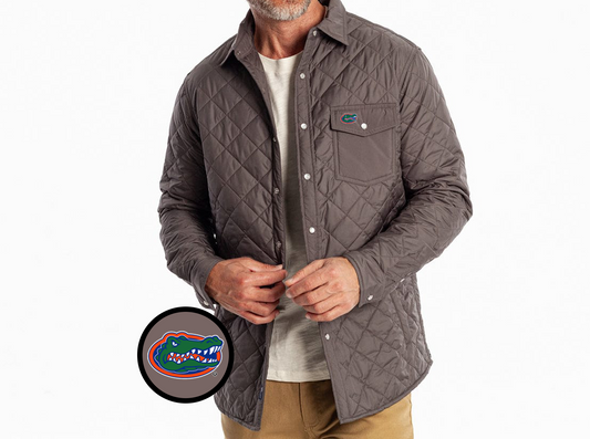 Florida - Coach's Shacket - Albert - Charcoal