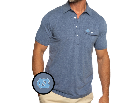 North Carolina - Coach's Players Shirt - NC Interlock - Midnight