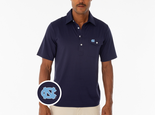North Carolina - Coach's Players Shirt - NC Interlock - Navy