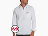 New Mexico - Coach's Long Sleeve Players Shirt - Interlock - White