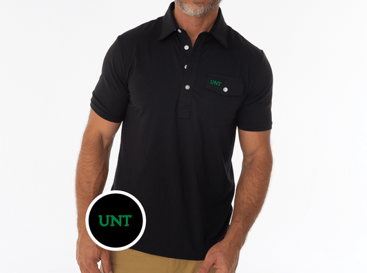 Criquet North Texas Coaches Players Shirt in UNT, Black, view 1