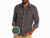 Oregon - Corduroy Pearl Snap - UO Icon - Charcoal