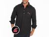 Washington State - Coach’s Long Sleeve Players Shirt - Cougar - Black