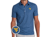 West Virginia - Coach's Range Polo - WV - Durango Print Blue