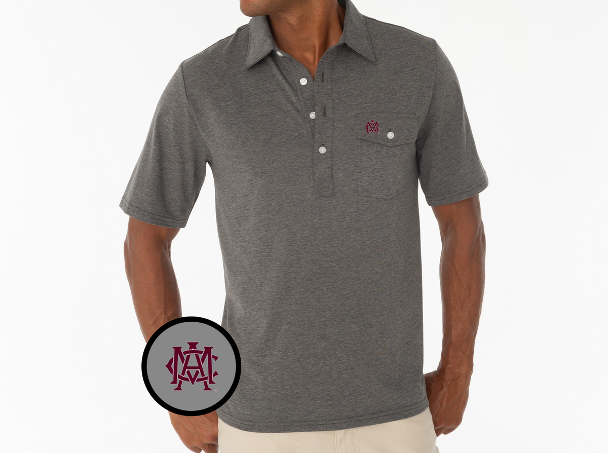 Texas A&M 150 - Coach’s Players Shirt - AMC - Heather Grey