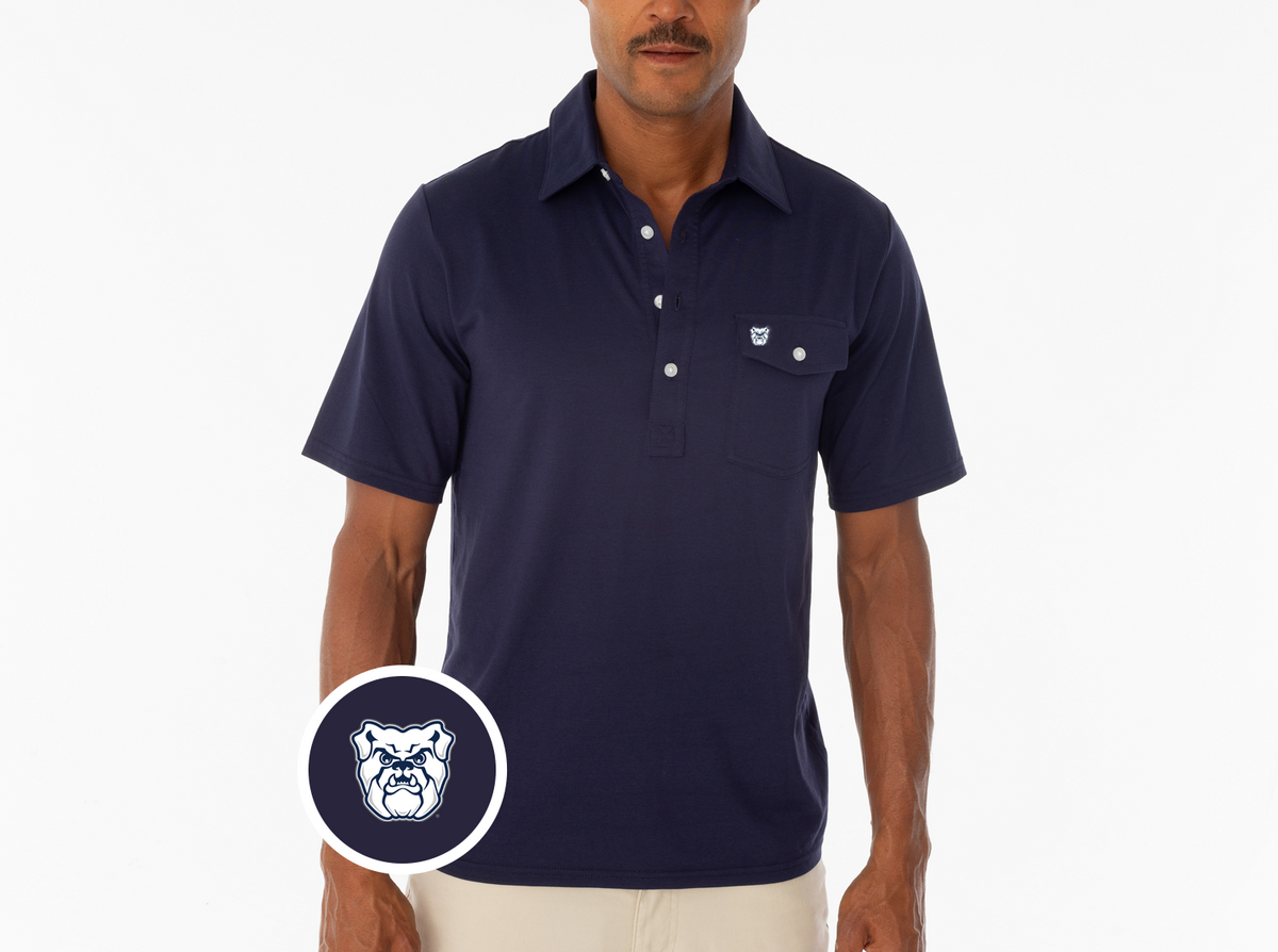 Criquet Butler in Coaches Performance Players Shirt, Bully, Navy, view 2