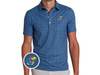 Kansas - Coach's Range Polo - Jayhawk - Durango Print Blue