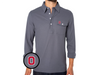 Ohio State - Coach's Long Sleeve Players Shirt - O - Dark Grey