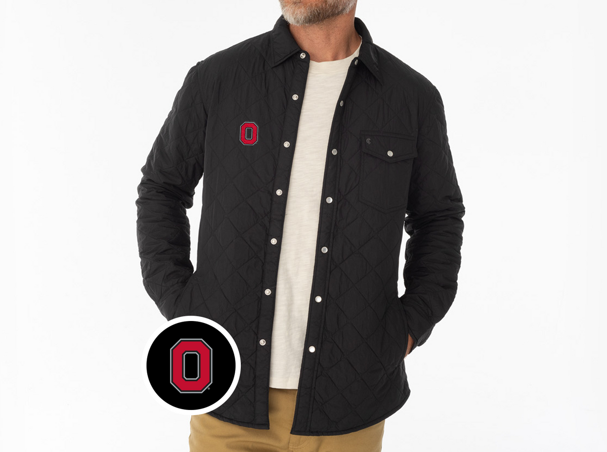 Ohio State - Coach's Shacket - O - Black