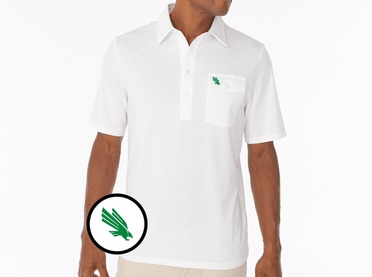 Criquet North Texas Coaches Players Shirt in Eagle, White, view 1
