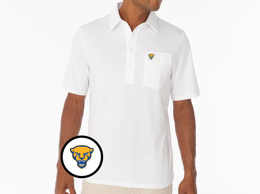 Criquet Pitt in Coaches Players Shirt, Panther, White, view 1