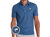 Virginia - Coach's Range Polo - Cavaliers - Durango Print Blue