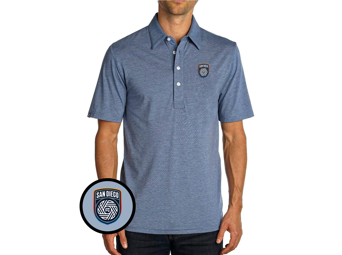 Criquet San Diego FC in Range Polo, Crest, Blue Jean, view 1