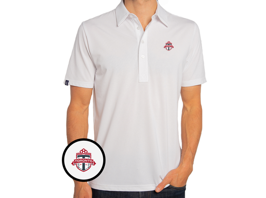 Criquet Toronto FC in Range Polo, Crest, White, view 1