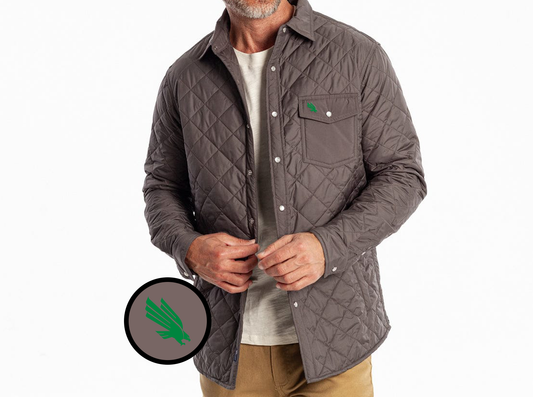 North Texas - Coach's Shacket - Eagle - Charcoal