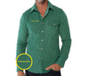 Oregon - Corduroy Pearl Snap - Oregon Wordmark - Green