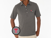Texas Tech - Coach's Players Shirt - New Double T - Heather Grey
