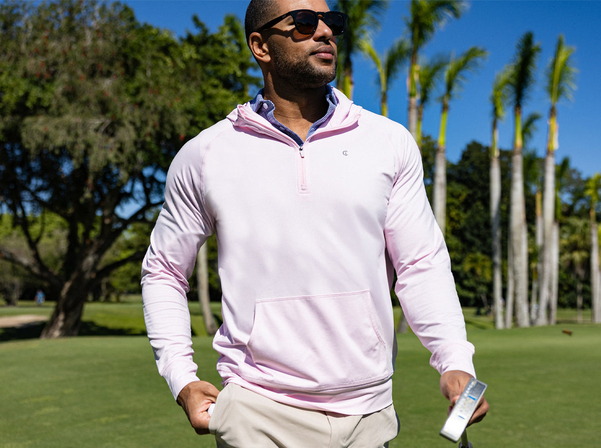 Criquet Ace Performance Hoodie in Pink, view 6