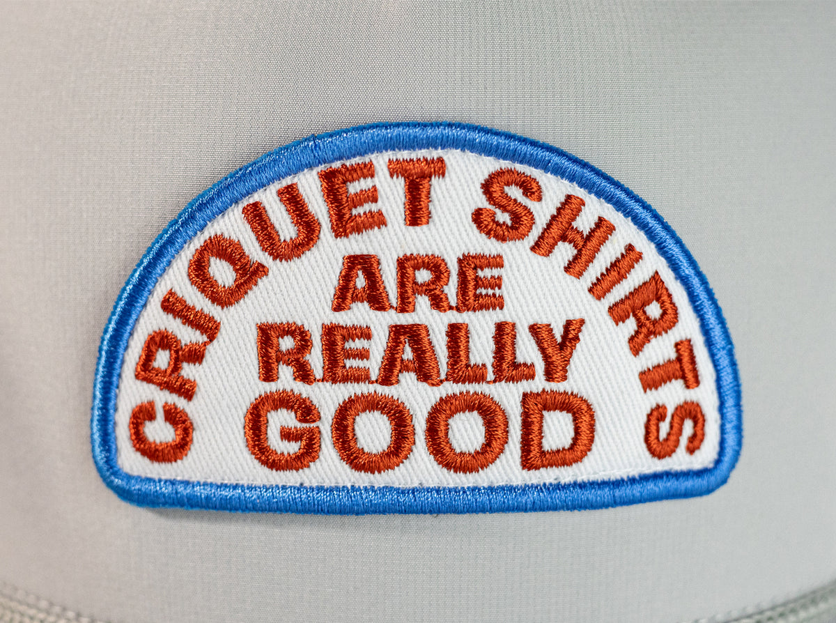 Trucker Hat in Criquet Shirts are Really Good, Gray Ripstop, view 5
