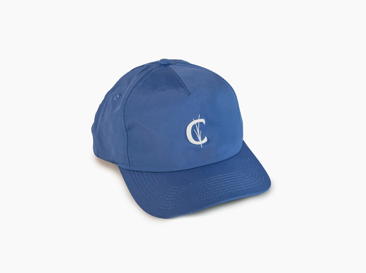 Criquet Throwback Hat in Grassy C, Dark Blue Ripstop, view 1