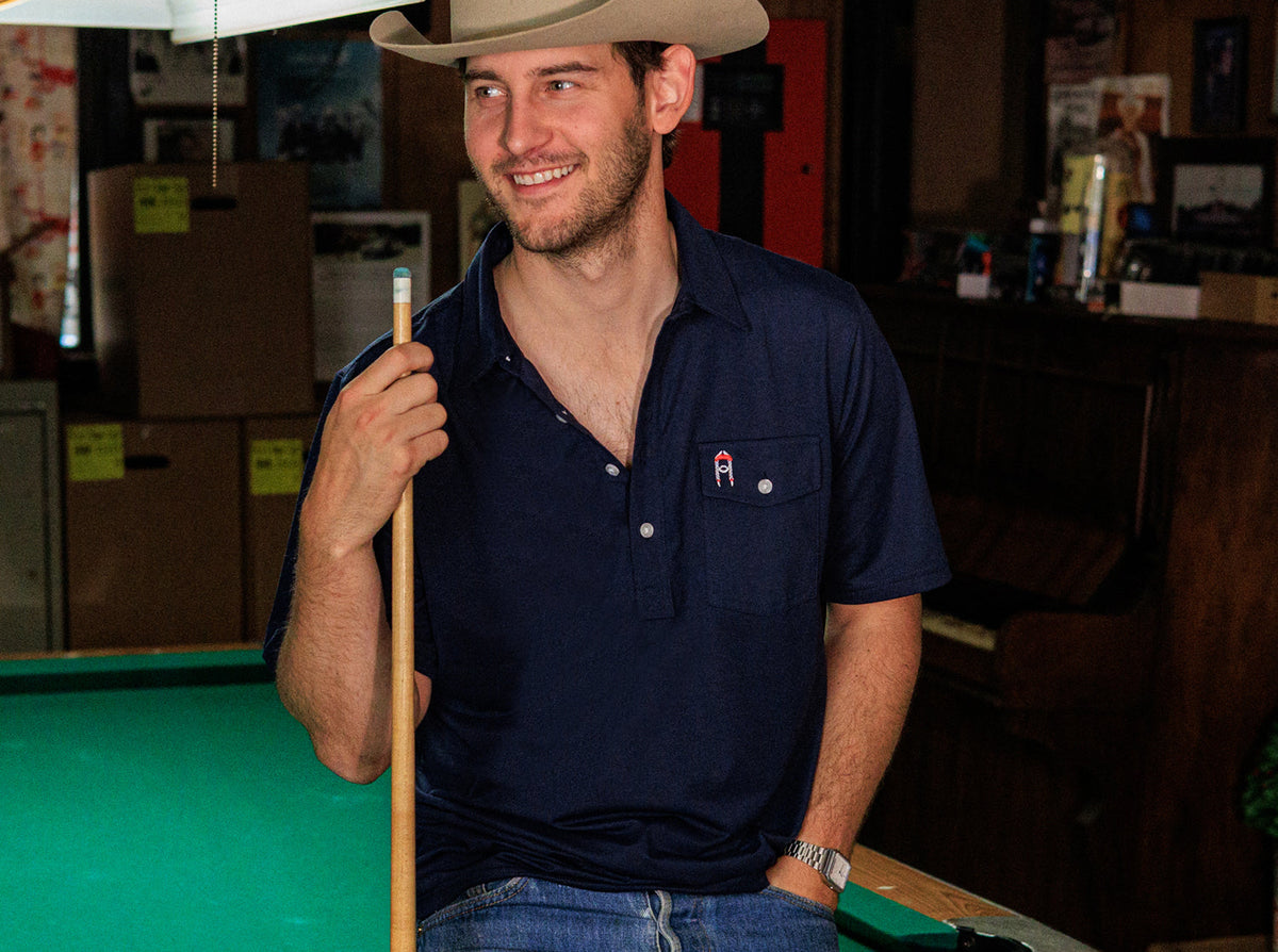 Criquet Willie Nelson Players Shirt The Icon in Navy, view 4