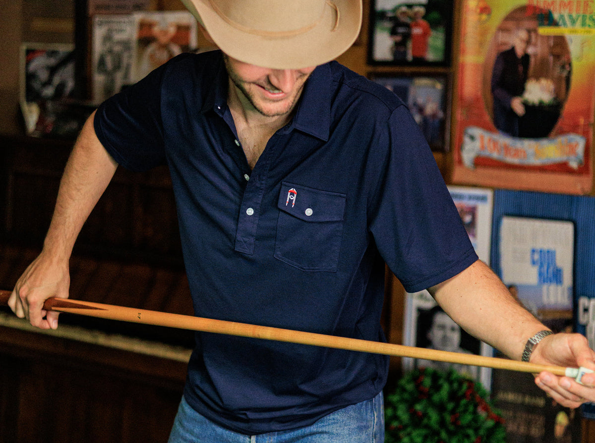 Criquet Willie Nelson Players Shirt The Icon in Navy, view 3