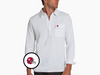 Alabama - Coach's Long Sleeve Players Shirt - Helmet - White