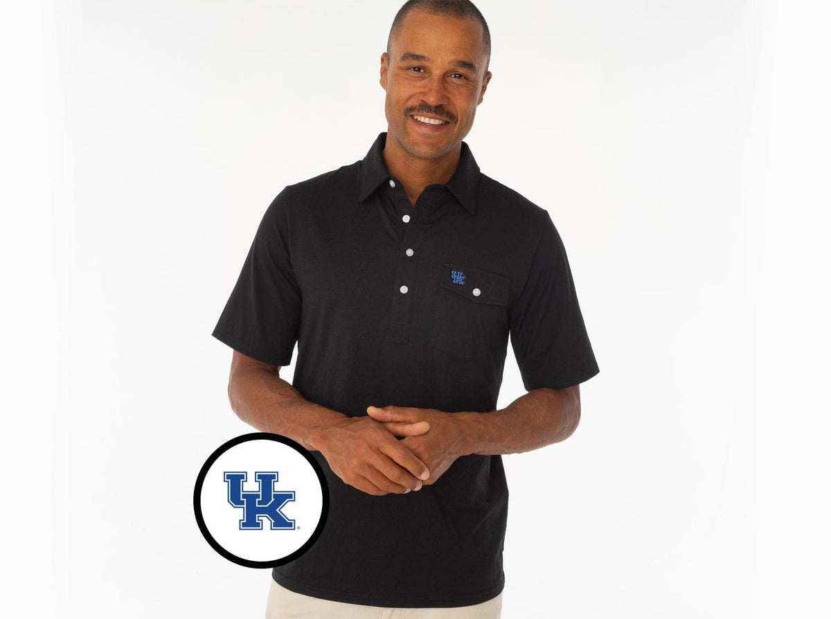 Criquet Kentucky in Coaches Players Shirt, Interlock, Black, view 1
