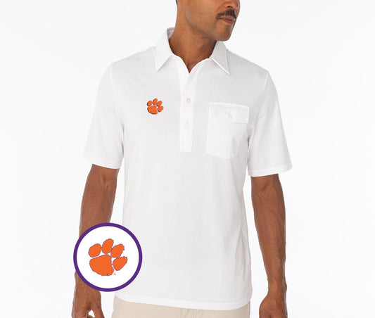 Criquet Clemson Coach's Players in Shirt, Paw, White, view 1