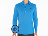 Boise State - Coach's Long Sleeve Range Polo - Bronco - Blue