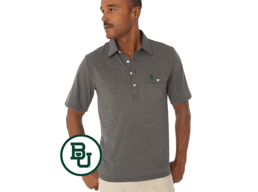 Criquet Baylor in Coach's Performance Players Shirt, Interlock, Heather Grey, view 1