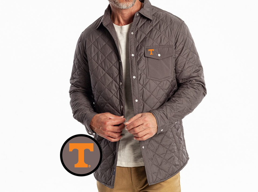 Tennessee - Coach's Shacket - T - Charcoal