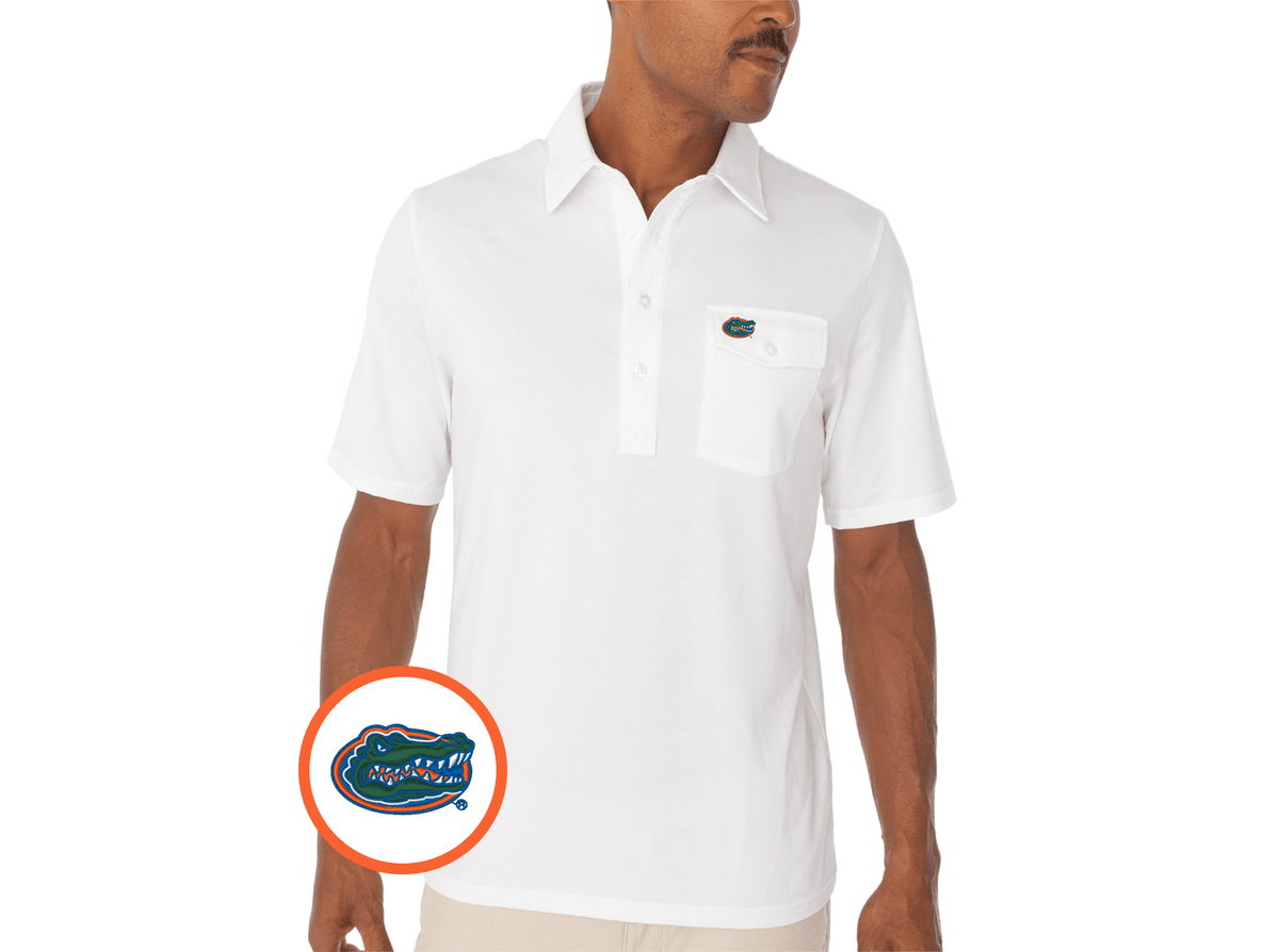 Criquet Florida in Coach's Performance Players Shirt, Albert Mark, White, view 1