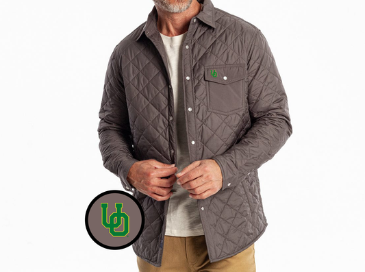 Oregon - Coach's Shacket - UO Interlock - Charcoal