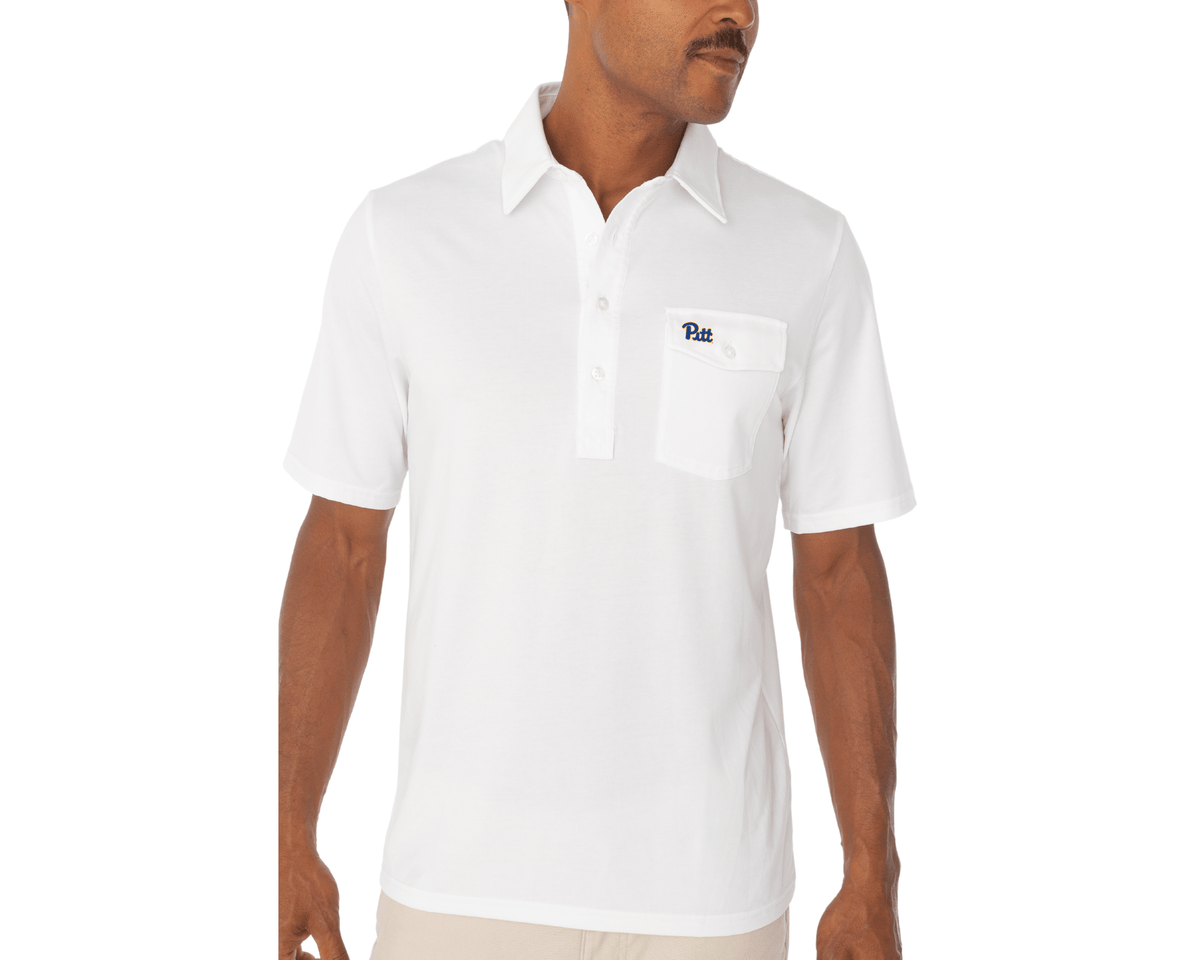 Criquet Pitt in Coach's Performance Players Shirt, Pitt, White, view 3